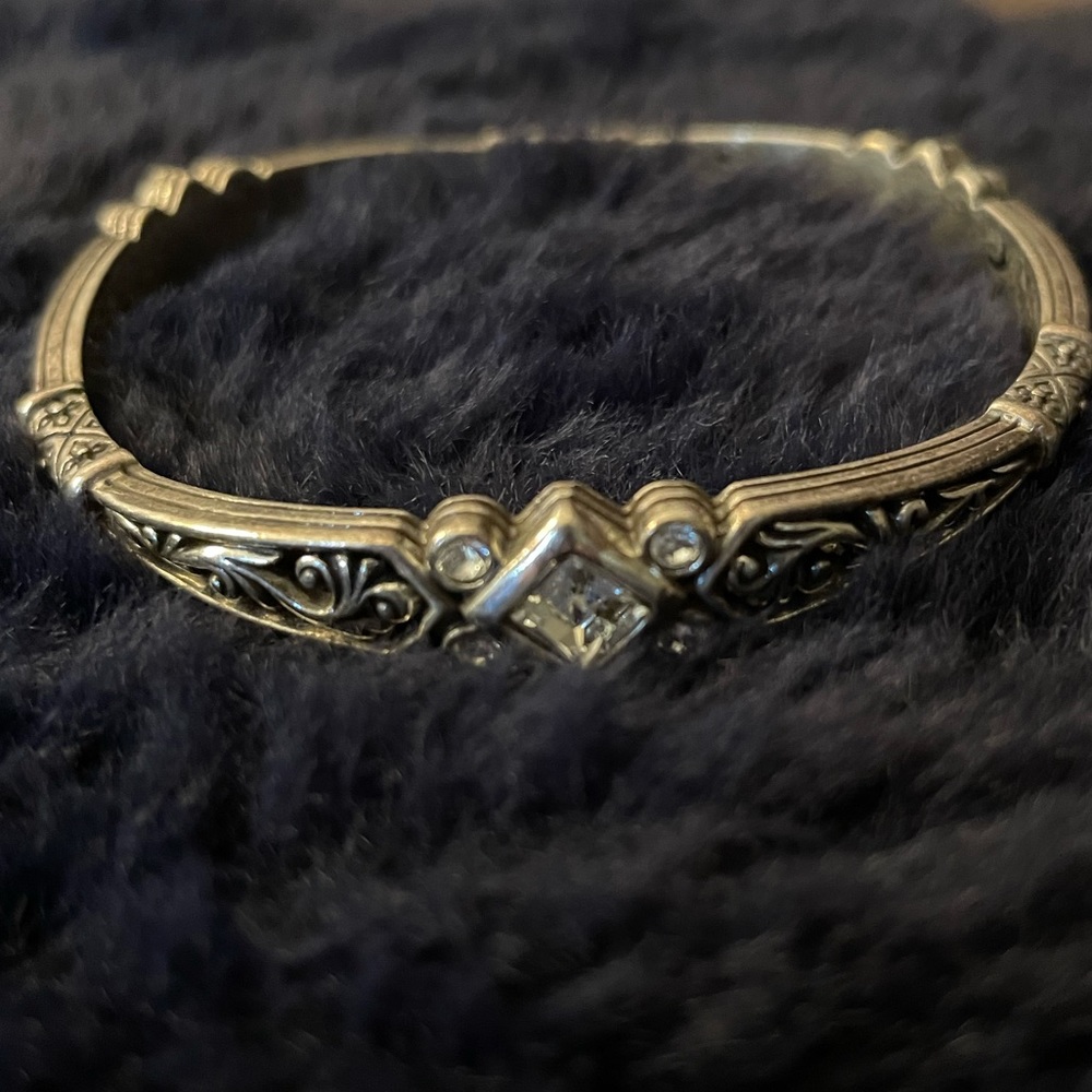 Brighton silver bangle bracelet.